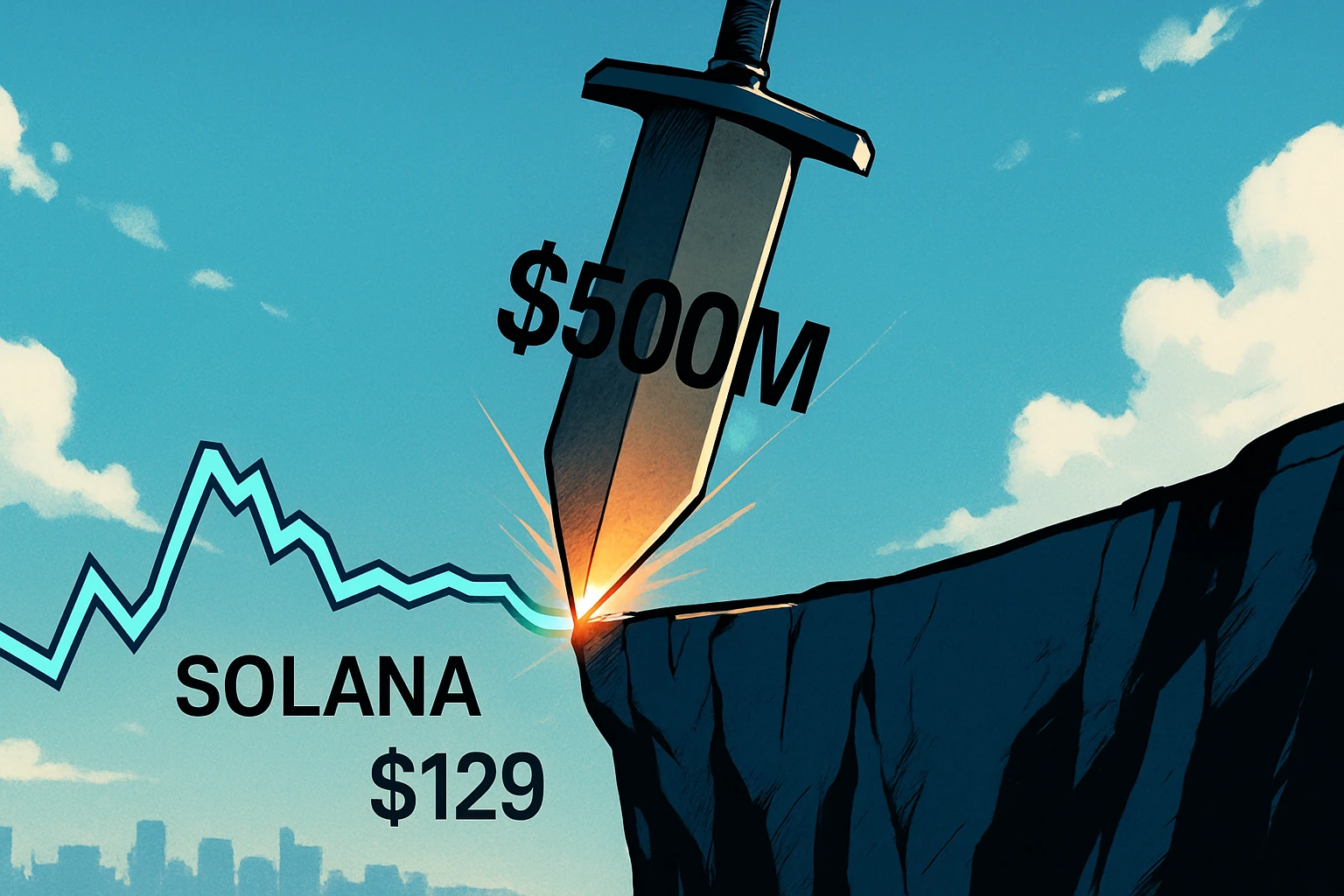 Solana phải đối mặt với thử nghiệm thanh lọc đòn bẩy 500 triệu USD, phe bò và phe gấu nhìn thấy đường sinh tử 129 USD